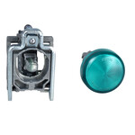 Lampka sygnalizacyjna zielona LED 230-240V metalowy