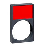 Suporte para fixação de etiquetas, tamanho do suporte 30 x 50mm, com etiqueta 18x27mm