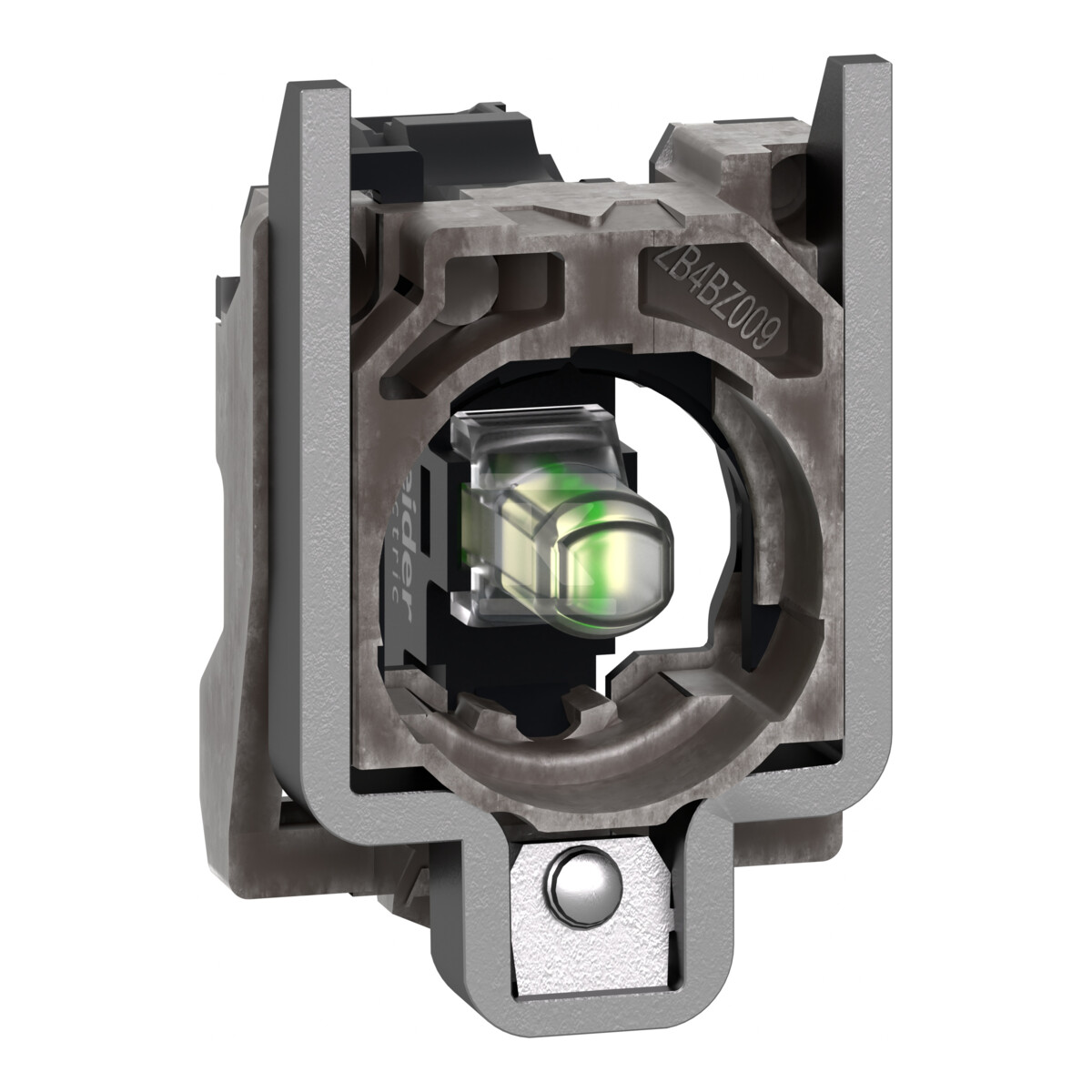 Corpo de botão LED 24 120V metálico - ZB4BVBG1