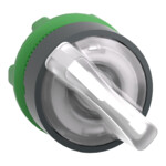 Comutator 2 poziții alb stabil LED plastic standard