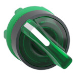 Interruptor de 2 posições verde estável LED plástico típico