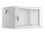 Шафа інсталяційна RACK підвісна 19" 6U 600x450 сіра (розбірна) V2