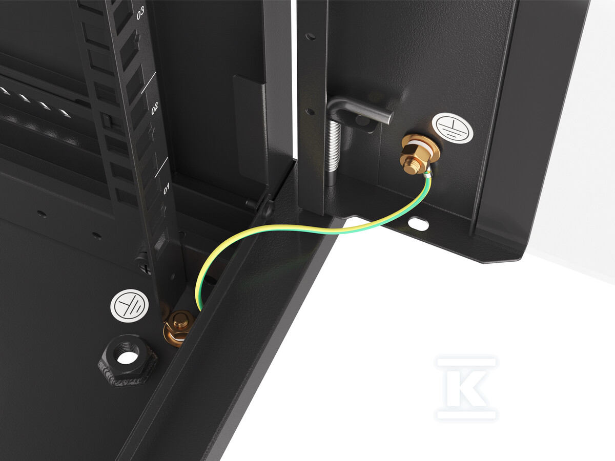 Шафа інсталяційна RACK настінна 19" 12U - WF01-6412-10B