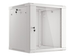 Шафа інсталяційна RACK підвісна 19" 12U 600x600 сіра (розбирається) V2
