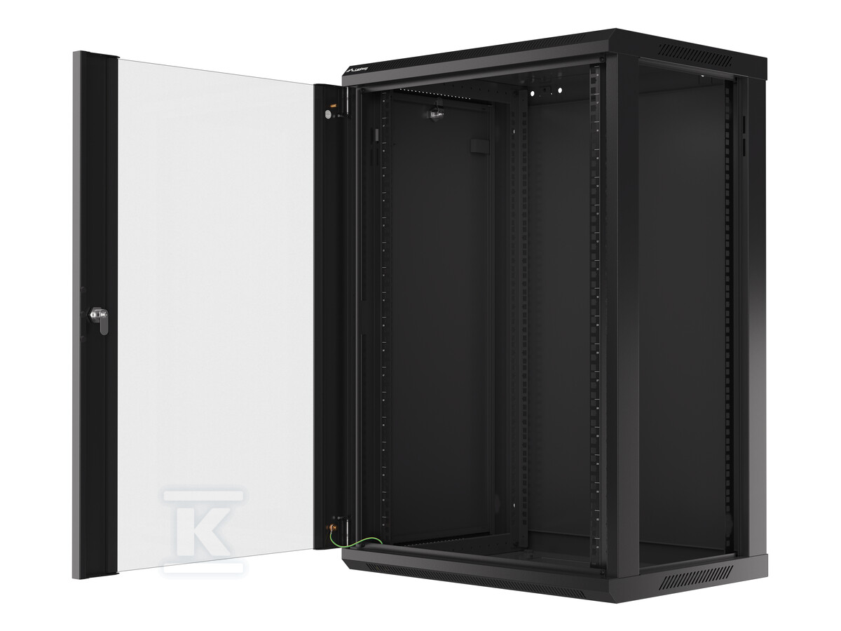 Шафа інсталяційна RACK настінна 19" 18U - WF01-6418-10B