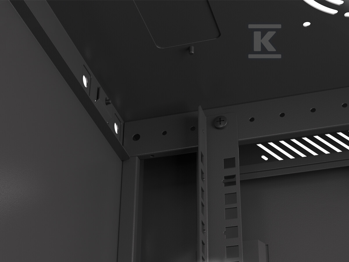 Шафа інсталяційна RACK настінна 19" 18U - WF01-6418-10B