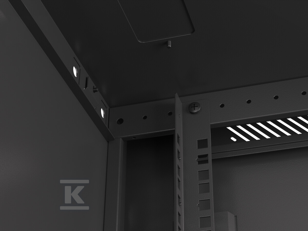 Шафа інсталяційна RACK настінна 19" 18U - WF01-6618-10B