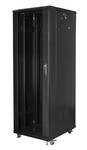 Стелаж інсталяційний RACK стійкий 19" 37U 600x800 чорний (розбирається)