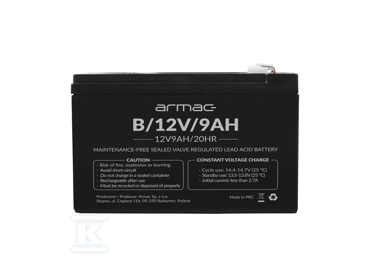 Akumulator VRLA AGM 12 V/9 Ah - B/12V/9AH