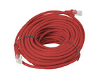 Патчкорд кат. 5E UTP 15м червоний, протестований Fluke