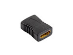 Адаптер HDMI(f)->HDMI(f) бочка чорний