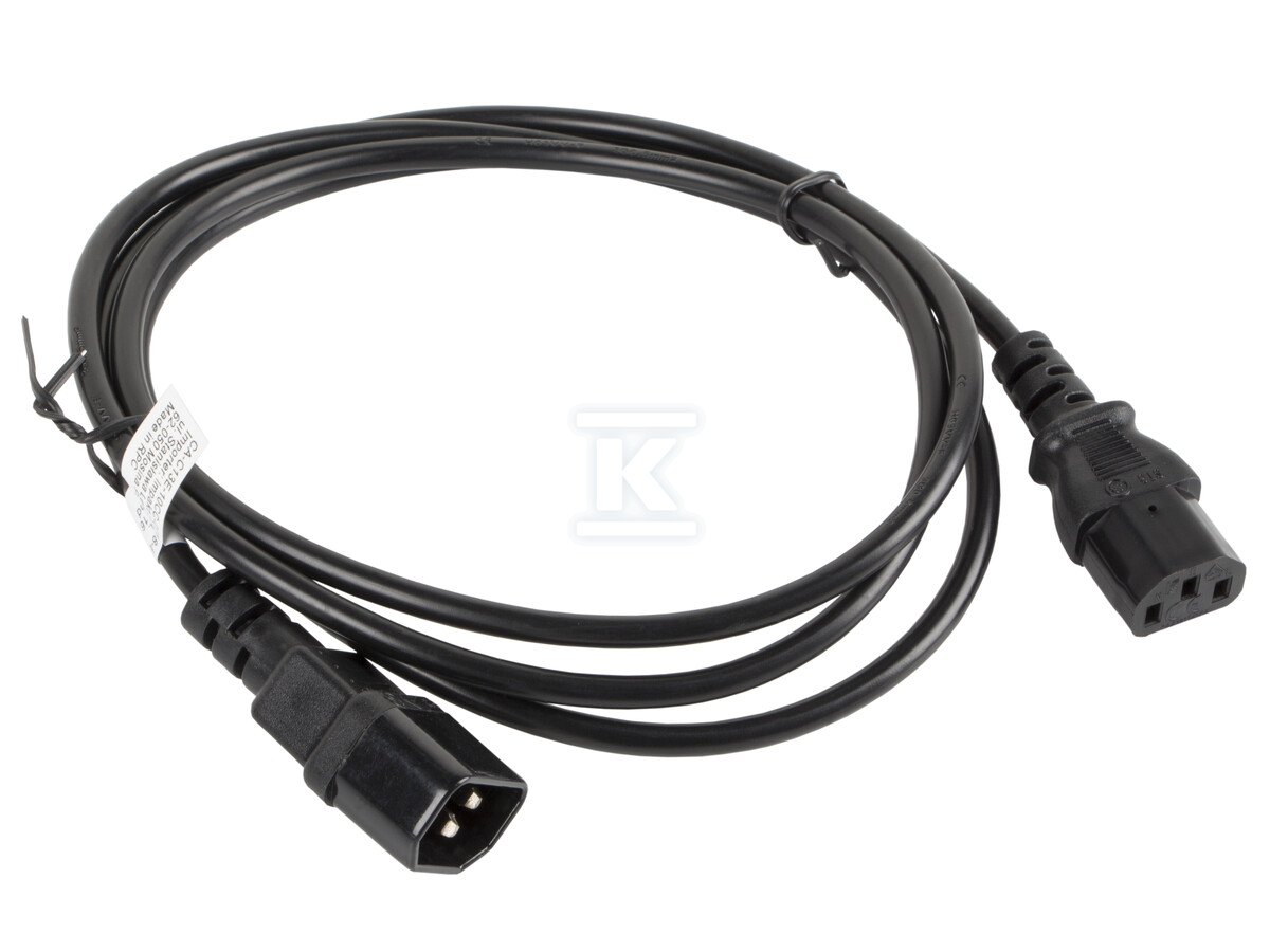 Подовжувач кабелю живлення IEC 320 - CA-C13E-10CC-0018-BK