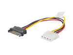 Внутрішній кабель живлення MOLEX(f)->SATA(m) 15 см