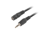 Подовжувач аудіо MiniJack 3.5 mm M/F 3 PIN 1,5м чорний