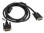 Кабель DVI-D(м)(24+1)->DVI-D(м)(24+1) 1,8м чорний dual link