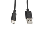 Кабель USB-C(м)->USB-A(м) 2.0 1м чорний
