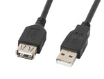 Подовжувач USB-A M/F 2.0 0,7м чорний