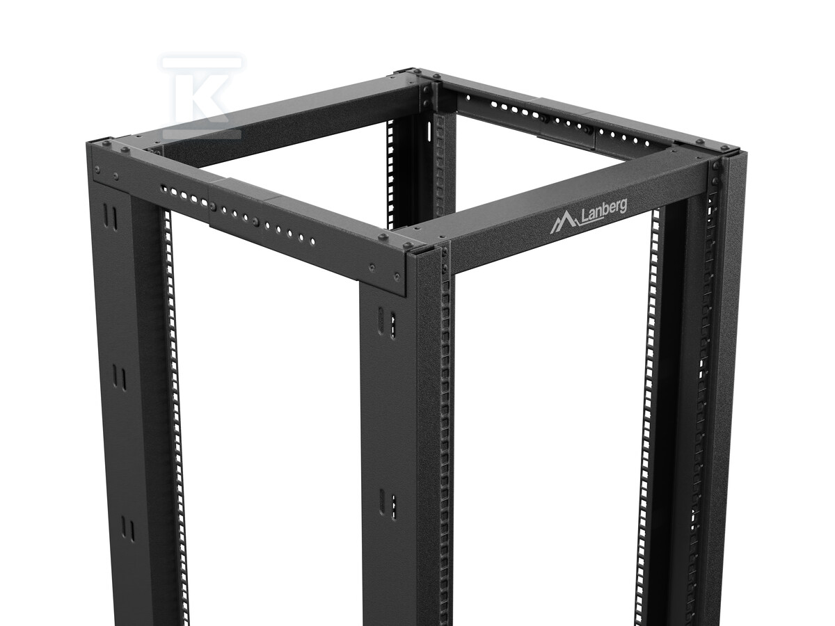 Open RACK 19" 22U 600x800 чорний V2 - OR01-6822-B