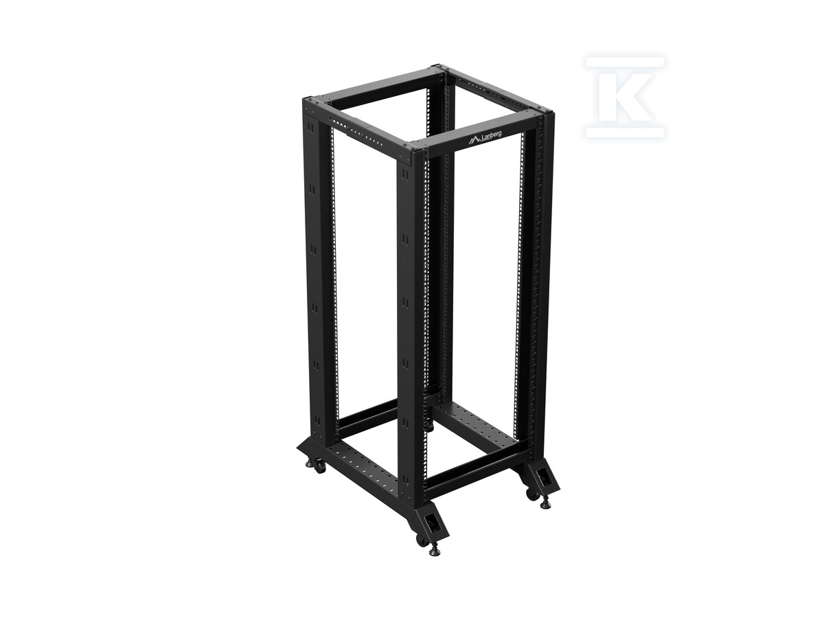 Open RACK 19" 27U 600x800 чорний V2 - OR01-6827-B