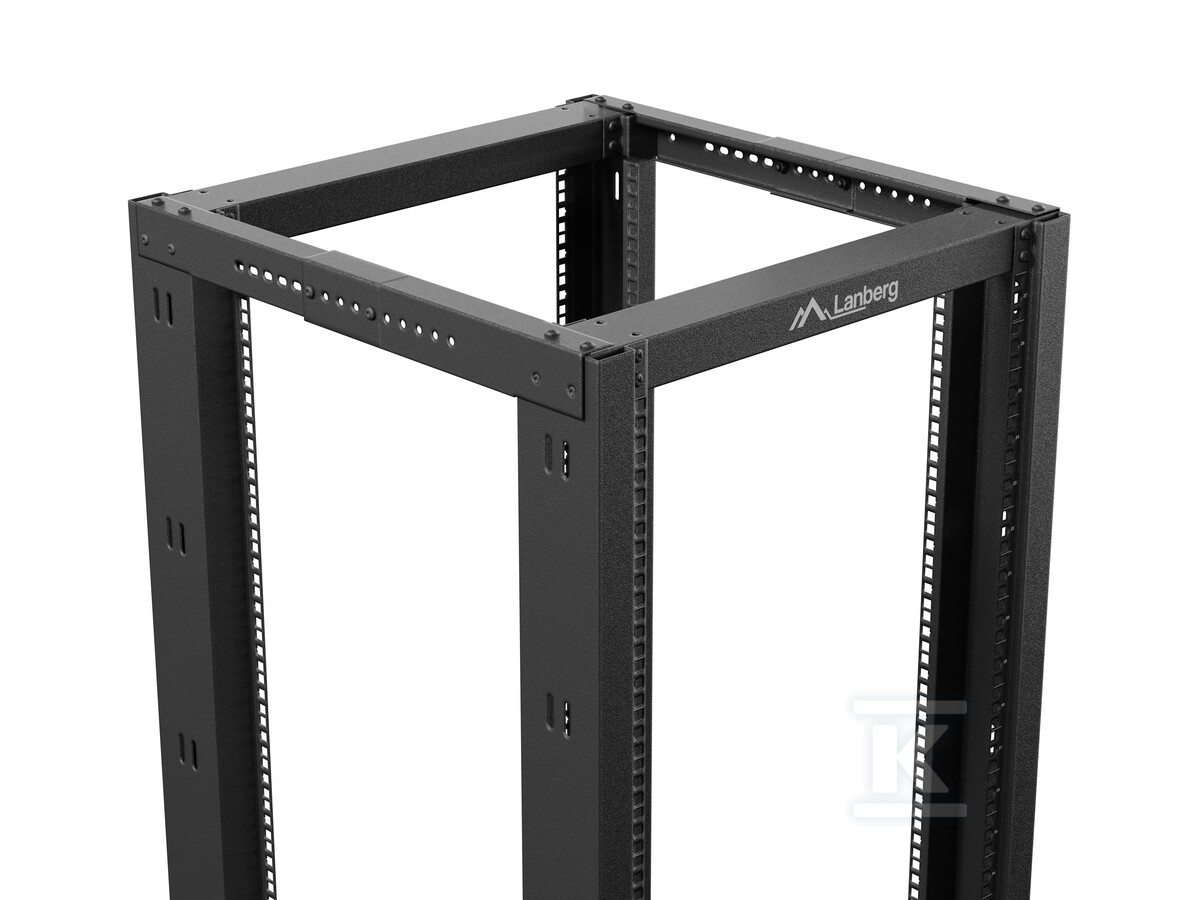 Open RACK 19" 27U 600x800 чорний V2 - OR01-6827-B