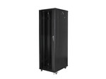 Стелаж інсталяційний RACK стійкий 19" 42U 800x800 чорний (розбирається)