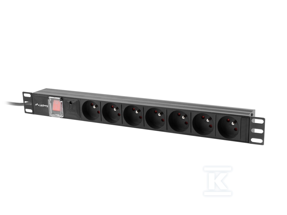 Розподільна колодка RACK PDU 19" 1U 16 - PDU-07E-0200-BK