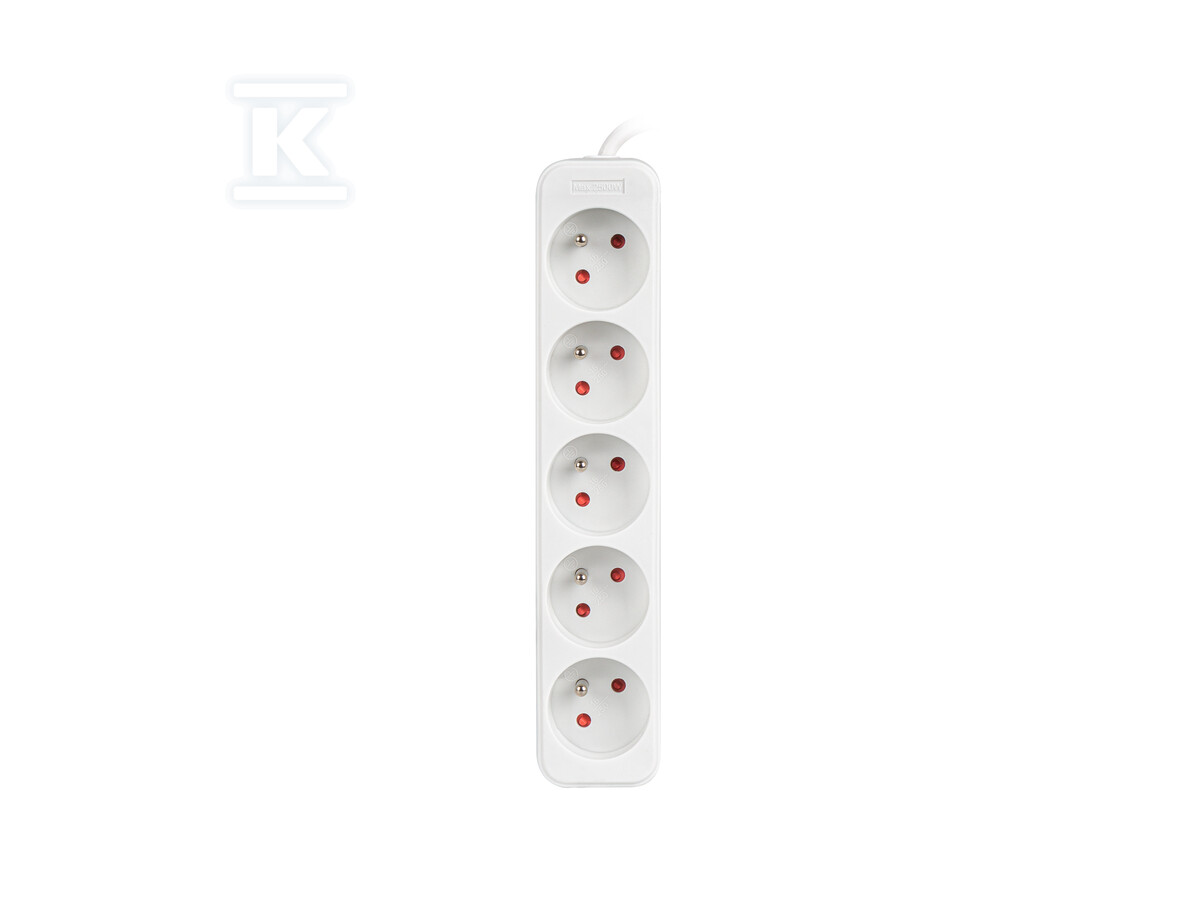 Listwa przedłużacz 1,5m 5x 230 V PL - PS0-05E-0150-W