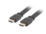 Кабель HDMI M/M V2.0 3м 4K чорний плоский