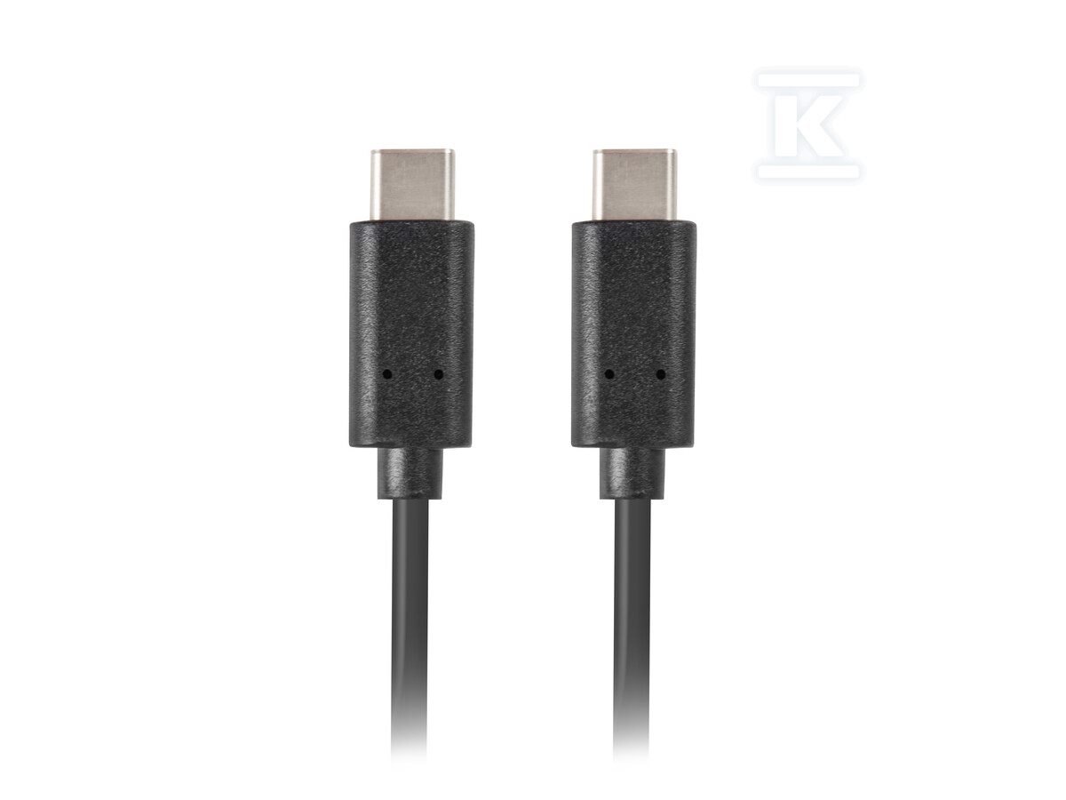Кабель USB-C M/M 2.0 0,5м чорний - CA-CMCM-10CU-0005-BK
