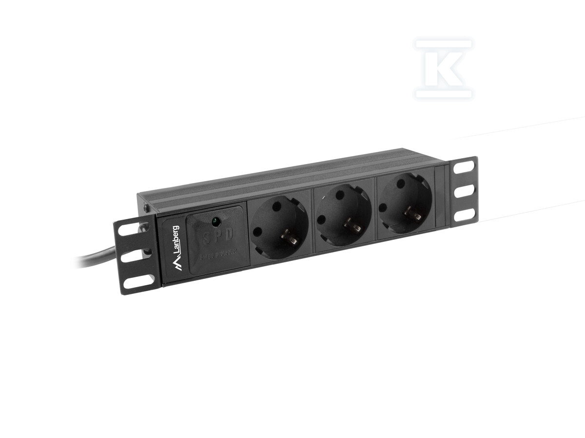 Розподільна колодка RACK PDU 10" 1U 16 - PDU-03F-0200-BK