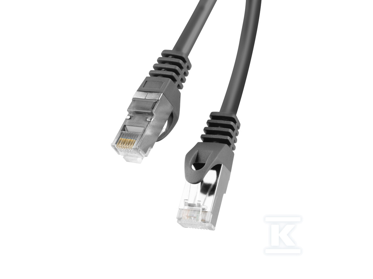 Патч-корд кат. 6 FTP 15м чорний, - PCF6-10CC-1500-BK