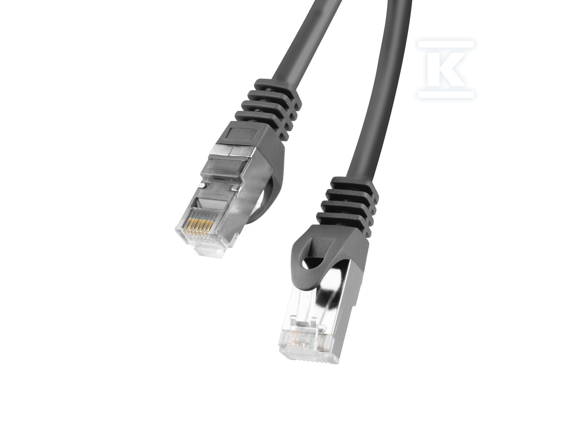 Патчкорд кат. 6 FTP 20м чорний, - PCF6-10CC-2000-BK