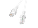 Patchcord kat. 6 UTP 20m biały fluke passed