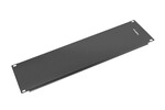 Заглушка для шаф 19" 3U чорна