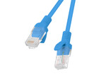 Patchcord kat. 5E UTP 1m niebieski fluke passed 10-pack