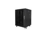 Стелаж інсталяційний RACK стійкий 19" 15U 600x600 чорний (розбирається)