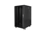 Стелаж інсталяційний RACK стійкий 19" 22U 600x800 чорний (розбирається)