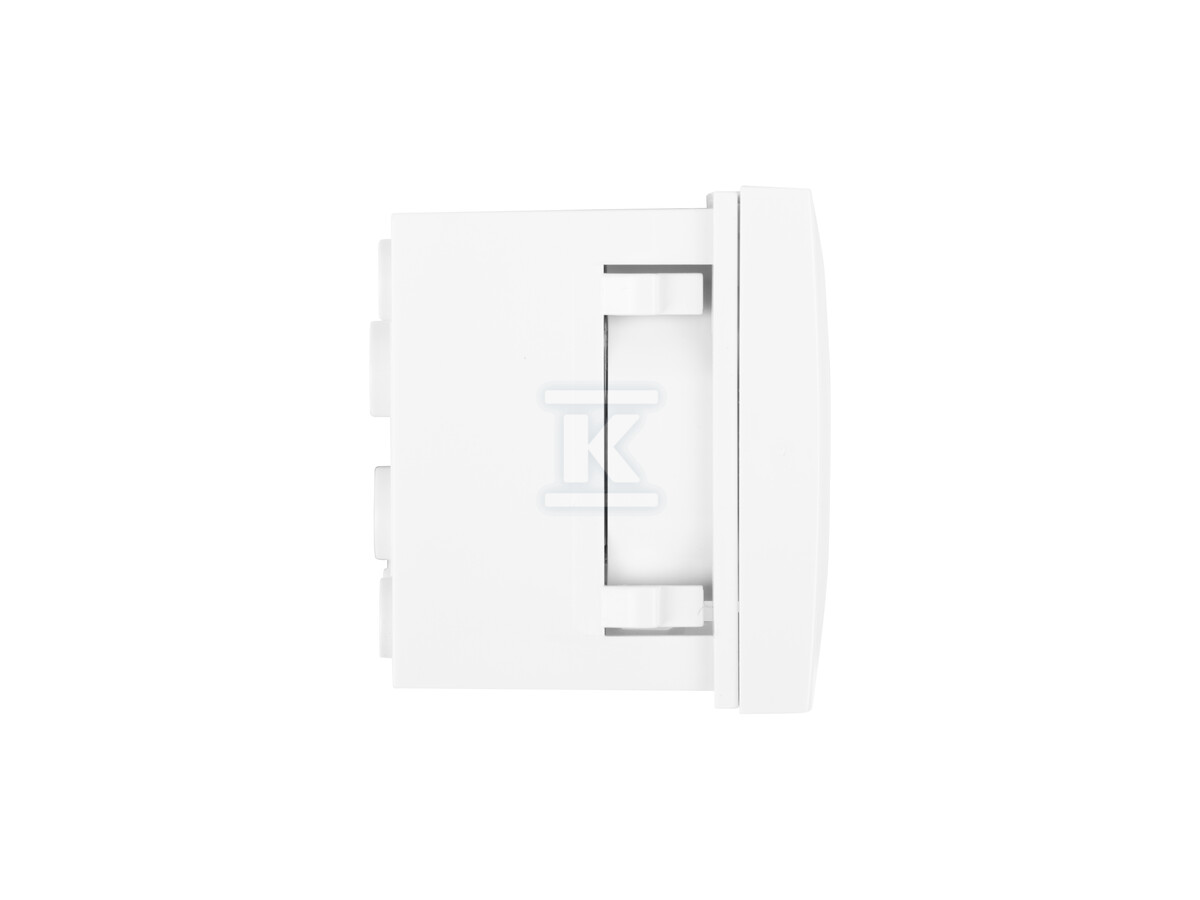 Gniazdo 45x45 230 V pojedyncze schuko + - AC-4545-F-W