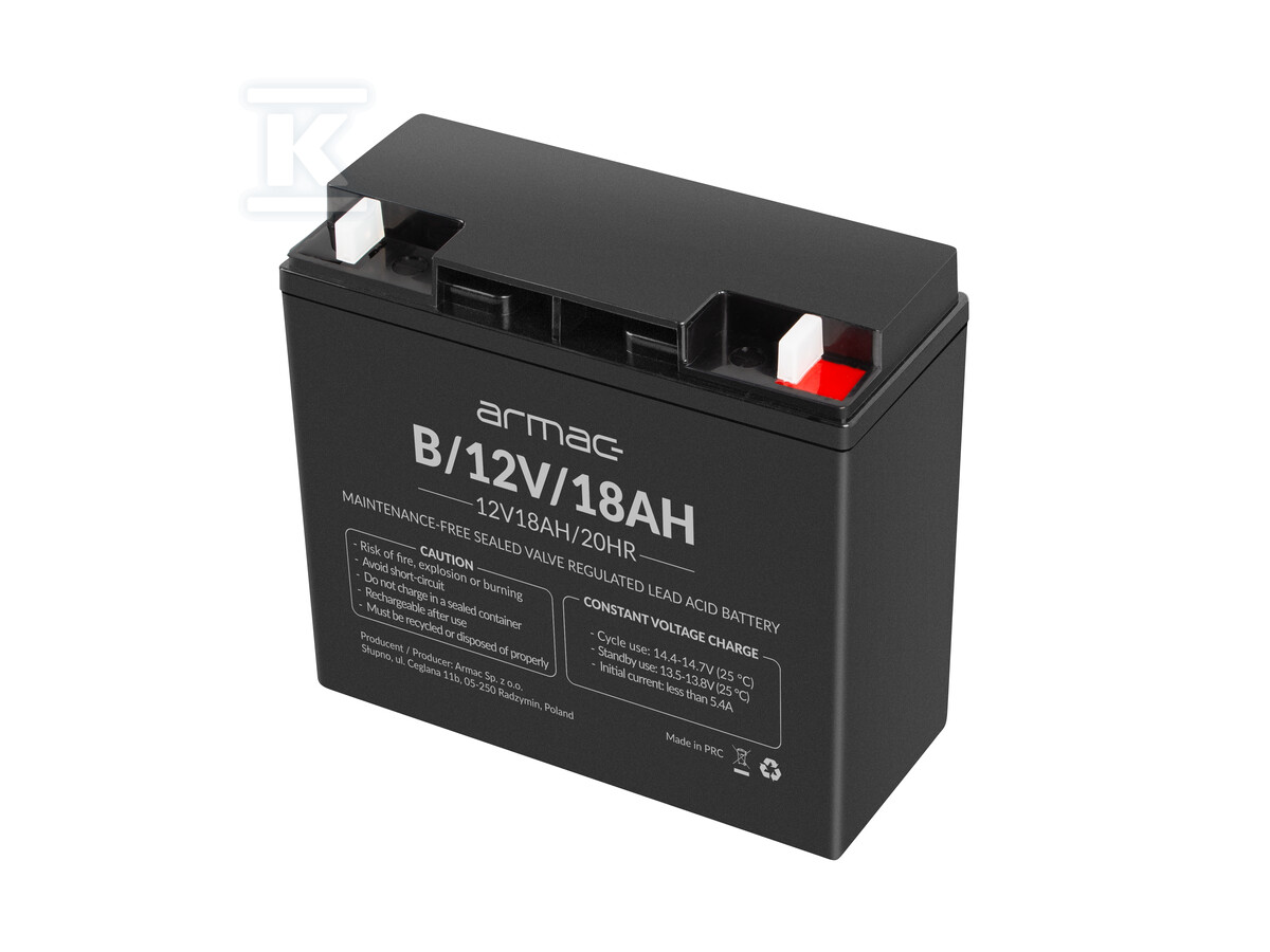 Акумулятор VRLA AGM 12 V/18 Ah - B/12V/18AH