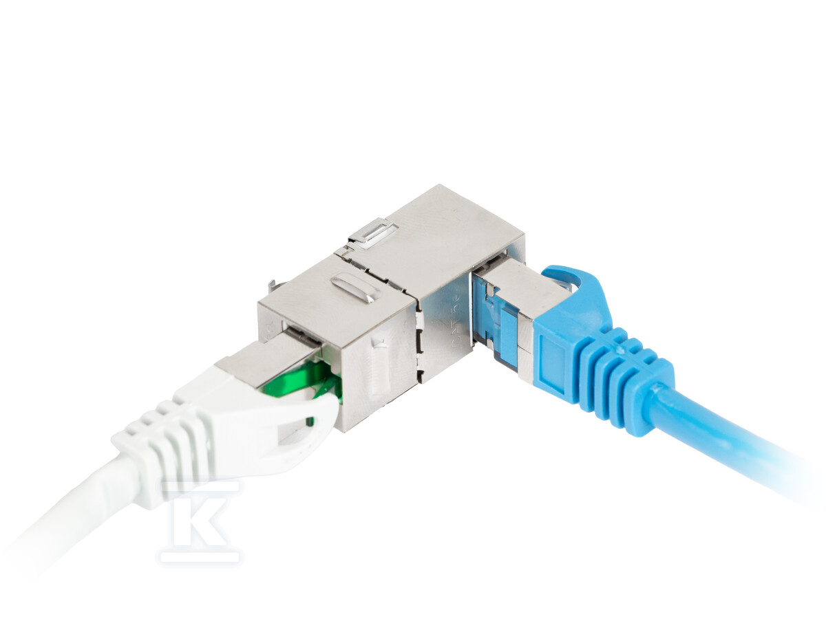 З'єднувач Keystone гніздо RJ45->RJ45 - KSF5-3090