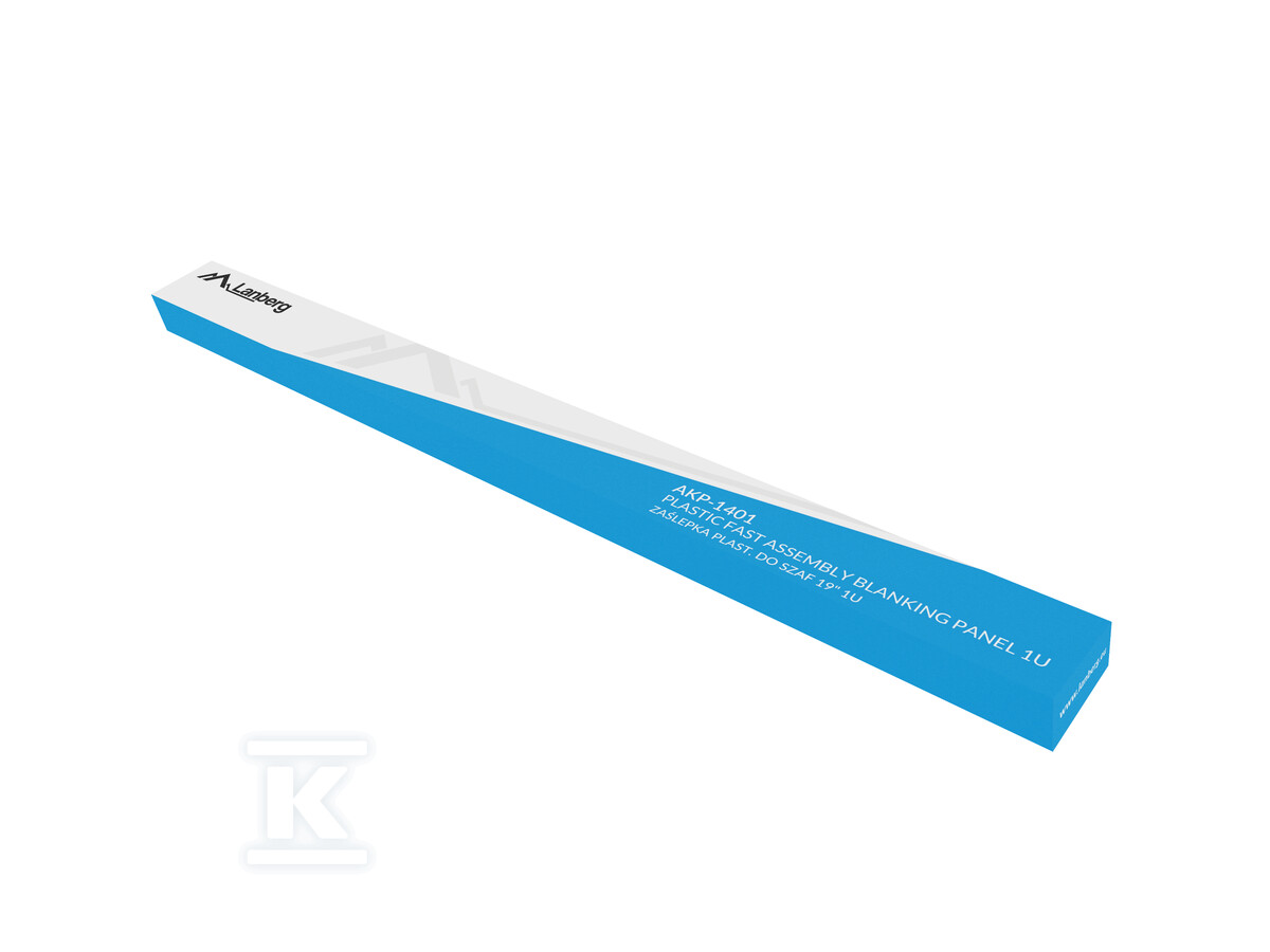 Заглушка для шаф 19" 1U швидкознімна - AKP-1401-B
