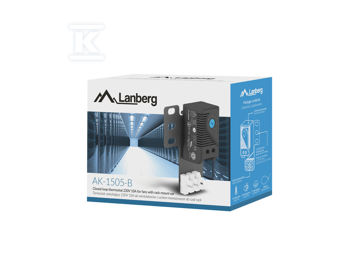 Термостат розмикаючий 10 A для шаф з - AK-1505-B