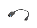 Адаптер USB MICRO(m) 2.0->USB-A(f) 15 см OTG чорний