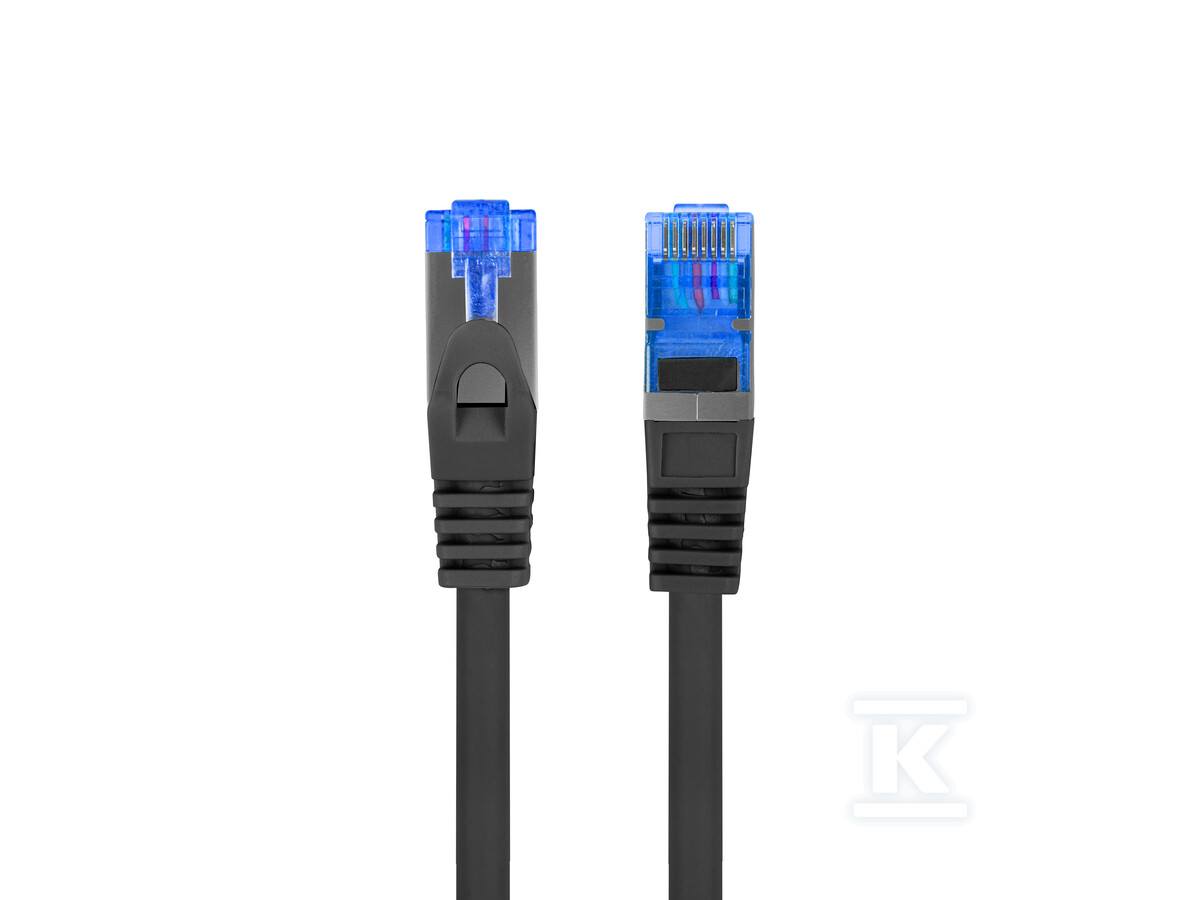 Патчкорд кат. 6 A S/FTP LSZH CCA 10м - PCF6A-10CC-1000-BK