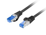 Патчкорд кат. 6 A S/FTP LSZH CCA 10м чорний, протестований Fluke