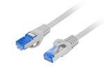 Patchcord kat. 6A S/FTP LSZH CCA 20m šedý fluke passed