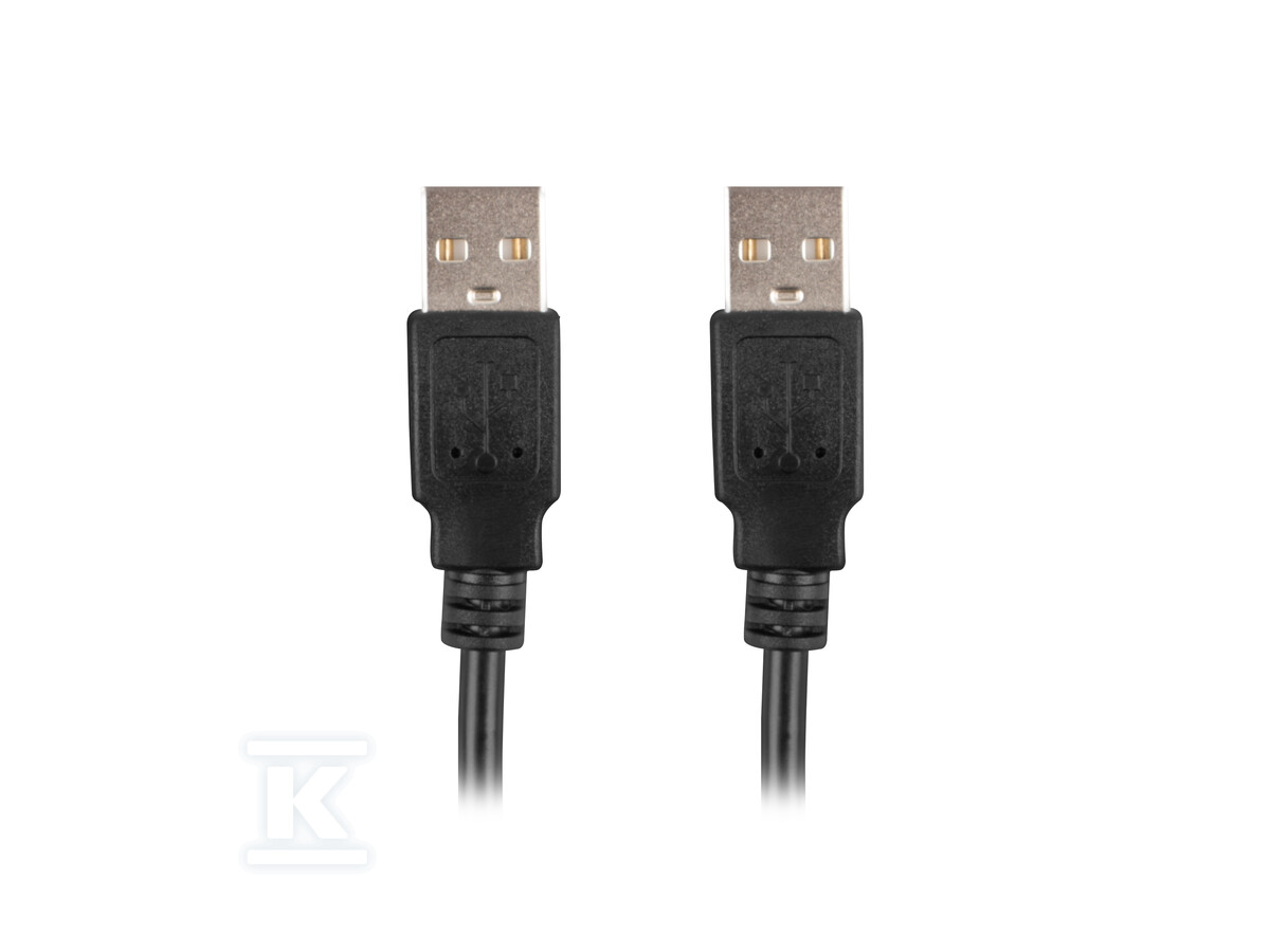 Кабель USB-A M/M 2.0 1,8м чорний - CA-USBA-20CU-0018-BK