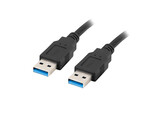 Кабель USB-A M/M 3.0 1,8м чорний