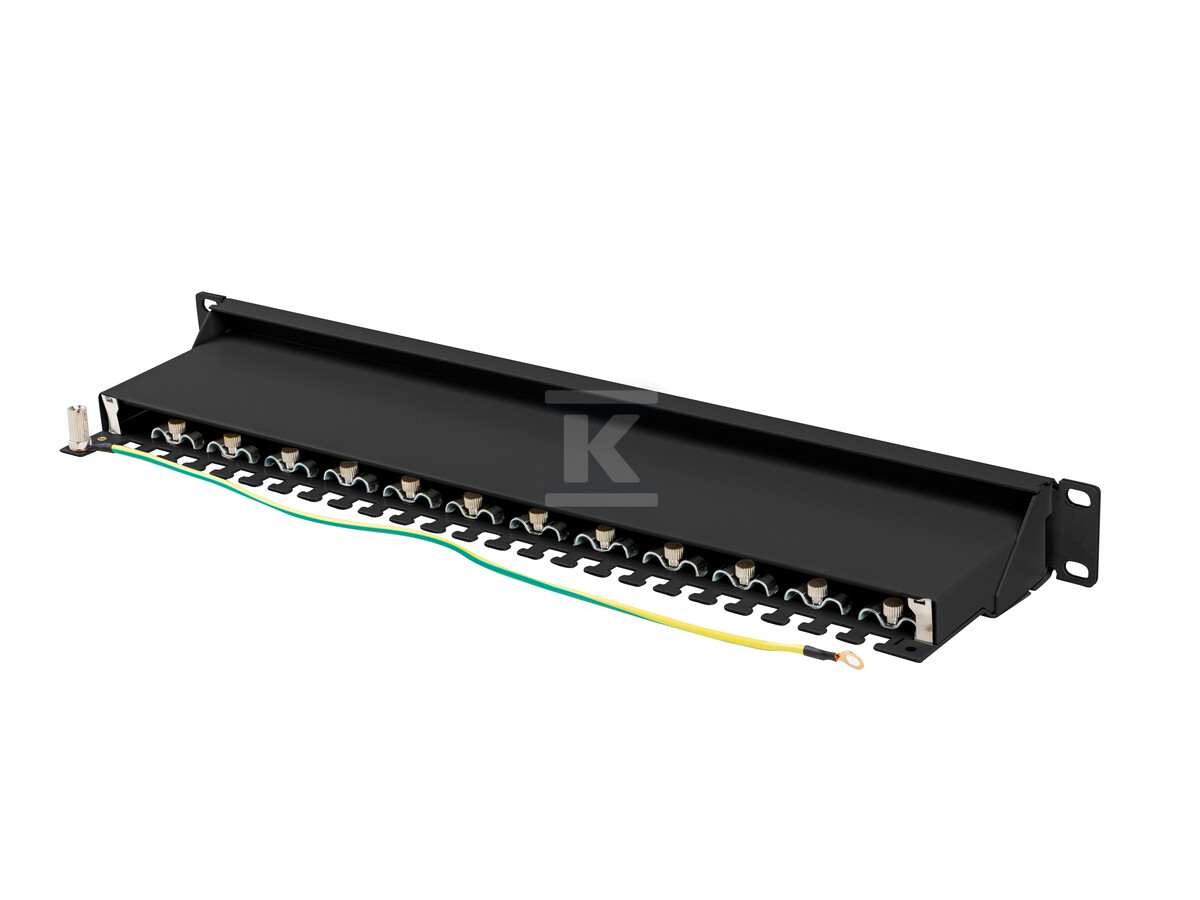 Patch panel 24 порти 1U 19" кат. 7 FTP - PPS7-1024-B