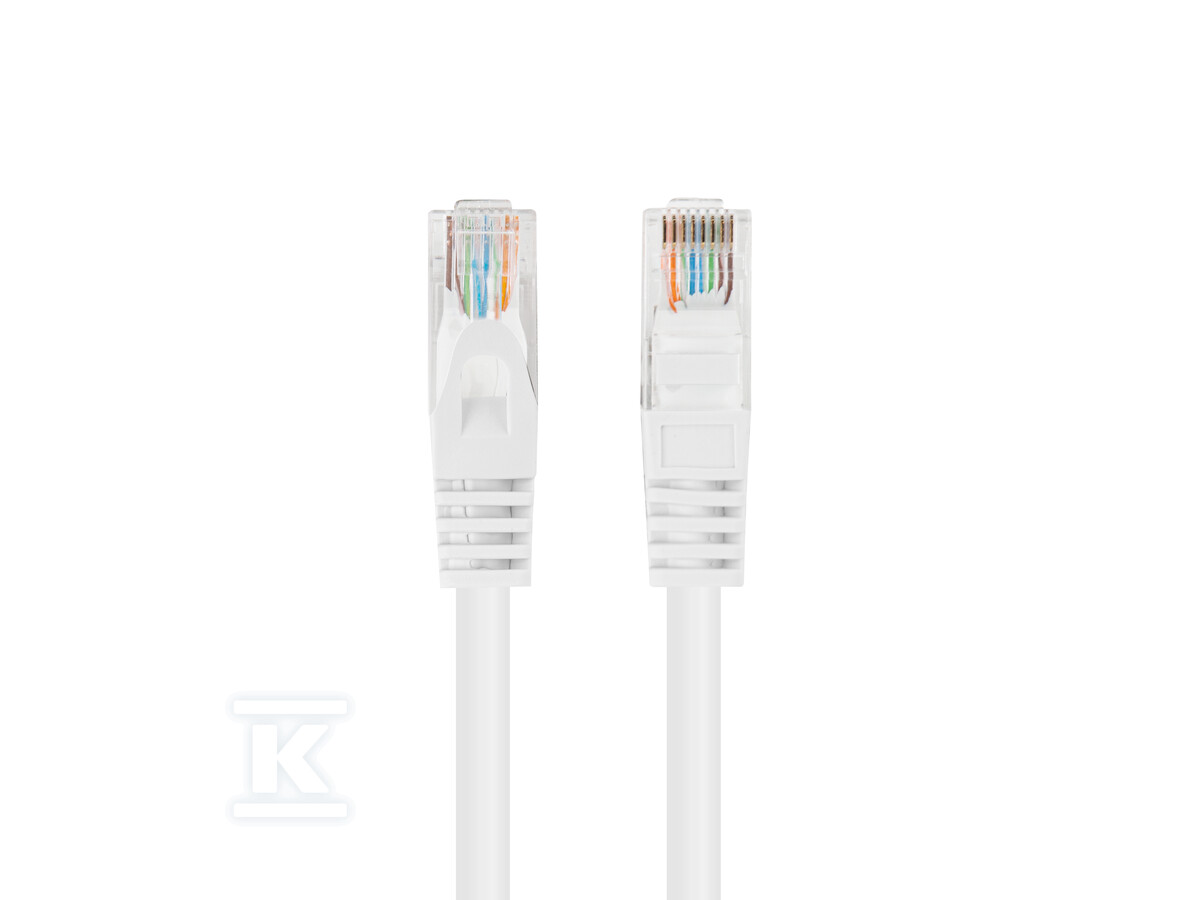 Patchcord kat. 5E UTP 2m biały fluke - PCU5-20CC-0200-W